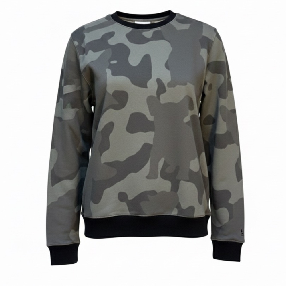 French Bulldog Camouflage Print My Pawesome Frenchie Camo Sweatshirt Size Xlarge